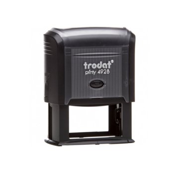 Автоматичен печат Trodat 4928 черен, 33/60 mm, правоъгълен image