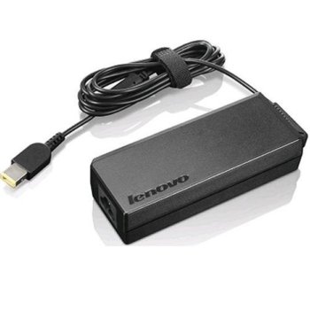 Захранване (оригинално) за лаптопи Lenovo 20V/3.25A/65W, (Square Tip - Правоъгълна Букса) | JAR Computers Оригинално зарядно за лаптоп Lenovo 20V 3.25A 65W