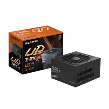 Захранване Gigabyte UD750GM PG5 V2, 750W, Active PFC, 80 Plus Gold, 120mm вентилатор | JAR Computers Gigabyte UD750GM PG5 V2