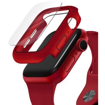 Протектор Uniq Nautic Apple Watch Case (UNIQ-44MM-NAURED), поликарбонатов, 44мм, за Apple Watch, червен image