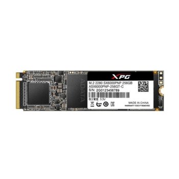 Памет SSD 256GB A-Data XPG SX6000 Pro, PCIe NVMe, M.2 (2280), скорост на четене 2100MB/s, скорост на запис 1500MB/s | JAR Computers Adata 256GB SSD SX6000 Pro PCIE M.2