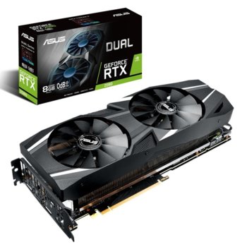 Видео карта Nvidia GeForce RTX 2080, 8GB, Asus Dual, PCI-E 3.0, GDDR6, 256-bit, 3x DisplayPort, 1x HDMI, 1x USB-C | JAR Computers Asus Dual Nvidia GeForce RTX 2080 8GB GDDR6