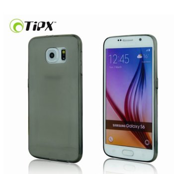 TIPX Ticon Case за Galaxy S6, черен/прозрачен