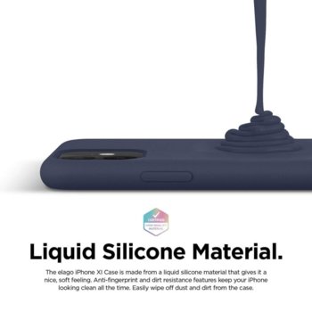 Elago Soft Silicone iPhone11 darkblue ES11SC61-JIN