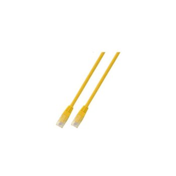Пач кабел UTP EFB Elektronik, 5m, Cat 5E, жълт | JAR Computers EFB Elektronik RJ45 U/UTP Cat.5e 5m yellow K8095.5