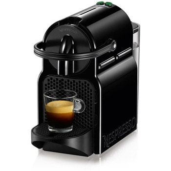 Aвтоматична еспресо машина Nespresso Inissia Black, 1260W, 0.7л. резервоар, 19 бара, зapeждaщ пaĸeт c 14 ĸaпcyли, автоматично изключване след 9 минути, черна image