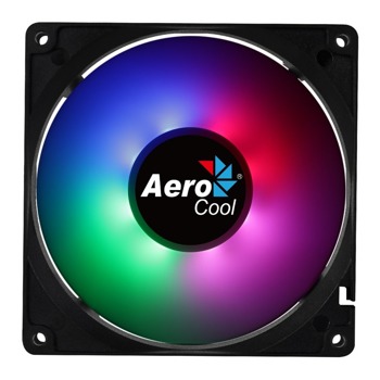 Вентилатор 92mm, AeroCool Frost 9 RGB (ACF2-FS10117.11), 3-pin, 1200 RPM, черен | JAR Computers AeroCool ACF2-FS10117.11