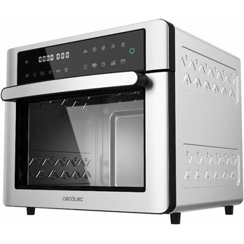 Мини фурна Cecotec BakeFry 2500 Touch Steel, 26л. обем, 9 програми, сензорен екран, инокс | JAR Computers Cecotec BakeFry 2500 Touch Steel
