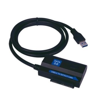 Адаптер Roline 12.99.1049, от USB 3.0 към SATA, 6 Gbit/s трансфер, 1.2m кабел, черен | JAR Computers ROLINE 12.99.1049 USB 3.0 към SATA 6.0 Gbit 1.2 м