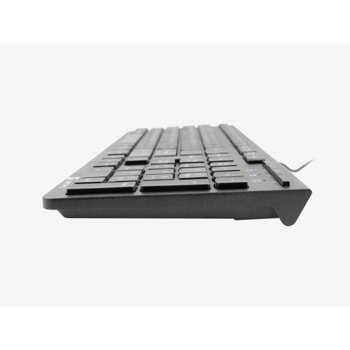 Natec Keyboard Discus 2 SLIM US Layout Black