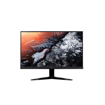 Монитор Acer KG271Abmidpx UM.HX1EE.A05. 27" (68.58 cm), TN панел, Full HD, 1ms, 100 000 000:1, 400 cd/m2, DisplayPort, HDMI, DVI | JAR Computers Acer KG271Abmidpx UM.HX1EE.A05