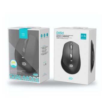 Мишка D i360D Bluetooth USB Черен