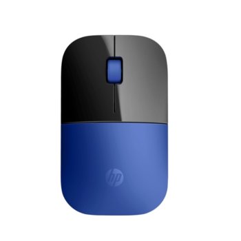 Мишка HP Z3700, оптична (1200 dpi), безжична, USB, синя image
