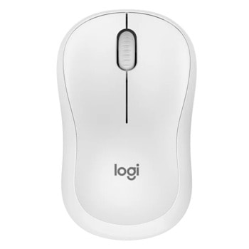 Мишка Logitech M240, 4000 dpi, оптична, безжична, Bluetooth, бяла, Silent Touch | JAR Computers Мишка Logitech M240 Off White