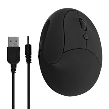 Мишка TnB MWERGOVMN, (1600 dpi), безжична, USB, черна, 6 бутона | JAR Computers Мишка TnB MWERGOVMN