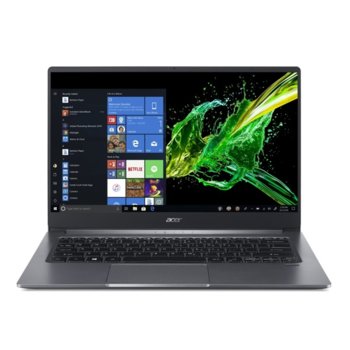 Лаптоп Acer Swift 3 SF314-57-53NV (NX.HJFEX.003)(сребрист), четириядрен Comet Lake Intel Core i5-10210U 1.6/4.2 GHz, 14.0" (35.56 cm) Full HD Anti-Glare Display, (HDMI), 8GB DDR4, 256GB SSD, 1x USB Type-C, Windows 10 Home | JAR Computers Acer Swift 3 SF314-57-53NV NX.HJFEX.003