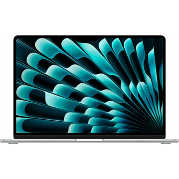 Лаптоп Apple MacBook Air 15.3 M3 (MC9E4ZE/A)(Silver), осемядрен Apple M3 4.05GHz, 15.3" (38.86cm) Liquid Retina True Tone 500nits IPS Display, 16GB LPDDR5, 256GB SSD, 2x Thunderbolt 4, macOS | JAR Computers Apple MacBook Air 15.3 M3 16/256G Silver MC9E4ZE/A