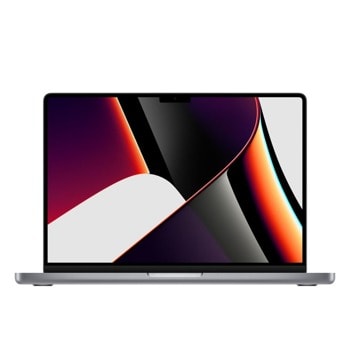 Лаптоп Apple MacBook Pro (MKGQ3ZE/A)(сив), десетядрен Apple M1 Pro 3.20 GHz, 14.2" (36.07 cm) Liquid Retina XDR Display, (HDMI), 16GB DDR4, 1TB SSD, 3x Thunderbolt 4, macOS | JAR Computers Apple MacBookPro 14.2 SpGrey /M1 Pro/10C/16C16/1