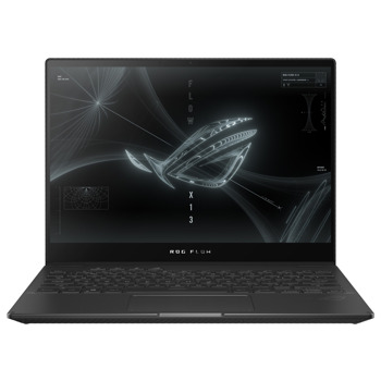 Лаптоп Asus ROG Flow X13 GV301RC-LJ106W (90NR0A41-M005H0), осемядрен AMD Ryzen 9 6900HS 3.3/4.9GHz, 13.4" (34.036 cm) Full HD+ 120Hz Glare Touchscreen Display & GF RTX 3050 4GB, (HDMI), 16GB DDR5, 1TB SSD, 2x USB 3.2 Gen 2 Type C, Windows 11 Home | JAR Computers Asus ROG Flow X13 GV301RC-LJ106W 90NR0A41-M005H0