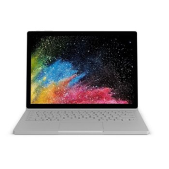 Хибриден лаптоп Microsoft Surface Book 2 (HNR-00030)(сребрист), четириядрен Kaby Lake R Intel Core i7-8650U 1.9/4.2 GHz, 15.0" (38.10 cm) 4K/UHD Glare Multi-touch PixelSense Display, (mDP), 16GB, 256GB SSD, 1x USB Type-C, Windows 10 | JAR Computers Microsoft Surface Book 2 HNR-00030