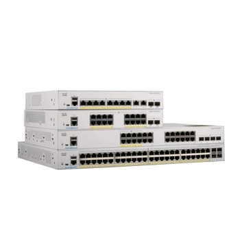 Суич Cisco Catalyst 1000 C1000-48P-4G-L, 48 порта, 48x 10/100/1000, 4x SFP | JAR Computers Cisco Catalyst 1000 48port GE, POE, 4x1G SFP