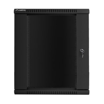 Комуникационен шкаф Lanberg WF01-6415-10B, 19", 15U, 600 x 450 x 774, черен | JAR Computers Lanberg WF01-6415-10B