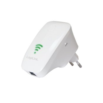 Репийтър LogiLink WL0193, Wireless N, 300 Mbit/s, 5V, 1A, 2x 2dBi вътрешни антени, 1x (10/100) Ethernet Port | JAR Computers LogiLink WL0193 Wi-Fi Repeater