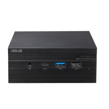 Настолен компютър Asus Mini PC PN62S-BB3040MD, двуядрен Comet Lake Intel Core i3-10110U 2.1/4.1 GHz, 4GB DDR4, 256GB SSD, 1x USB 3.2 Gen2 Type-C, No OS | JAR Computers ASUS Mini PC PN62S-BB3040MD