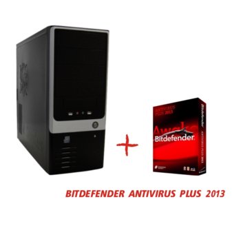 Настолен компютър PC "Office A6" +подарък BitDefender Antivirus Plus 2013 или McAfee AntiVirus Plus, дву-ядрен AMD A6 5400K 3.8GHz, 8GB DDR3 RAM, 1000GB HDD, DVDRW, HDMI, no OS, 2г. гаранция | JAR Computers PC Office A6 подарък BitDefender AMD A6 5400K 1TB