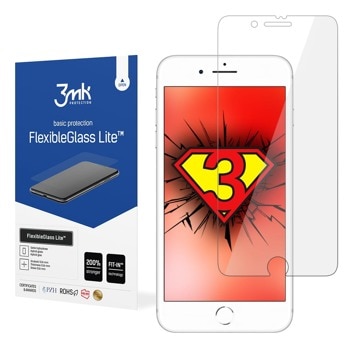Протектор от закалено стъкло /Tempered Glass/ 3МК FlexibleGlass Lite, за Apple Iphone 8 Plus, хибриден image