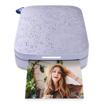 Фото принтер HP Sprocket 2x3 (HPISPPR), 2.0 x 3.0", до 40 снимки с едно зареждане, Bluetooth | JAR Computers Фото принтер HP Sprocket Purple 2x3