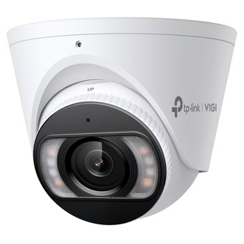 IP камера TP-Link VIGI InSight S485(2.8mm), куполна камера, 8Mpix(3840x2160@30fps), 2.8mm обектив, H.265+/H.265/H.264+/H.264, IR осветеност (до 30m), външна IP67, PoE, microSD слот до 512GB, микрофон и говорител | JAR Computers TP-Link VIGI InSight S485(2.8mm)