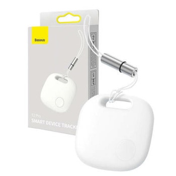 Чип тракер Baseus T2 Pro, бутон за задействане на аларма, проследяване на изгубени предмети, до 1 година време на работа, бял | JAR Computers Baseus T2 Pro FMTP000002