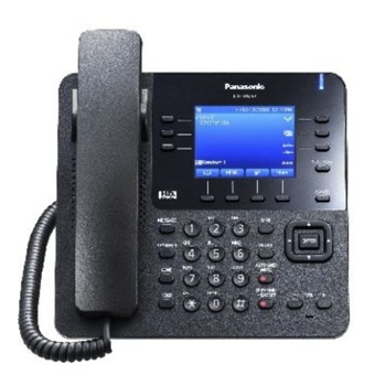 Стационарен телефон Panasonic KX-TPA68CEB, 3.5" LCD дисплей, бутон за повторно набиране, високоговорител, черен | JAR Computers Panasonic KX-TPA68CEB