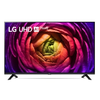 Телевизор LG 43UR73003LA, 43" (109.22 cm) 4K/UHD Smart LED TV, HDR10 Pro, AI Sound, Game Optimizer, DVB-T2/C/S2, LAN, Wi-Fi, Bluetooth, 3x HDMI, 2x USB | JAR Computers Телевизор LG 43UR73003LA