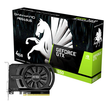 Видео карта Nvidia GF GTX 1650, 4GB, Gainward Pegasus, PCI-E 3.0, GDDR5, 128-bit, HDMI, DVI-D | JAR Computers Gainward GF GTX 1650 Pegasus NE51650006G1-1170F