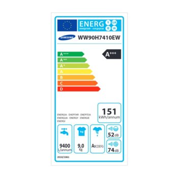 Samsung WW90H7410EW, White