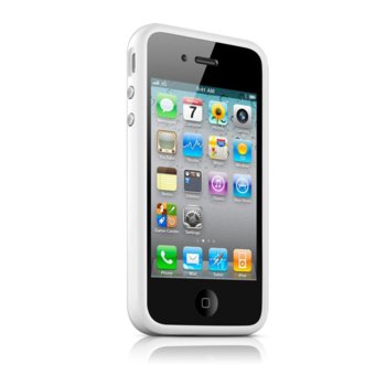 Силиконов протектор за Apple iPhone 5/5S, бял