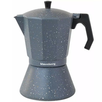 Кафеварка Klausberg KB 7298, 12 чаши, алуминий, сива | JAR Computers Klausberg KB 7298