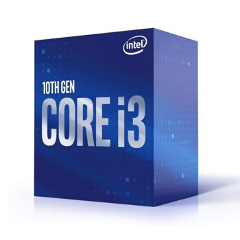 Процесор Intel Core i3-10300, четириядрен (3.7/4.4 GHz, 8MB Cache, 1150MHz графична честота, LGA1200) Box | JAR Computers Intel Core i3-10300