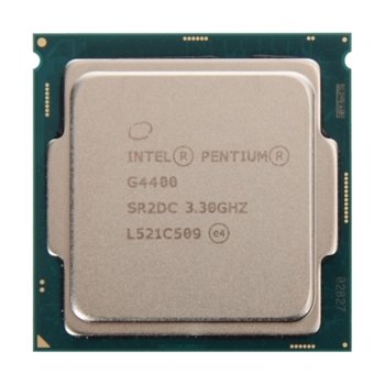 Процесор Intel Pentium G4400 двуядрен (3.3GHz, 3MB Cache, 350MHz-1GHz GPU, LGA1151), Tray, без охлаждане | JAR Computers Intel Pentium G4400 Tray CM8066201927306
