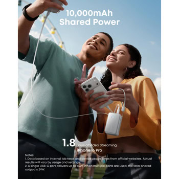 Anker Nano Power Bank 10K White A1638H21 | JAR Computers Anker Nano Power Bank 10K White A1638H21