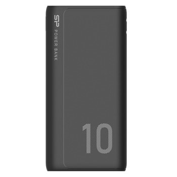 Външна батерия/power bank/ Silicon Power GP15 (SP10KMAPBKGP150K), 10000mAh, черна, smartSHIELD защита от високо напрежение | JAR Computers Silicon Power GP15 10000 mAh Black SP10KMAPBKGP150