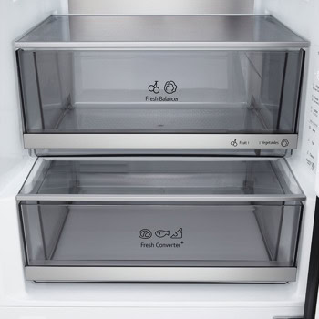 хладилник с фризер lg gbbs726amb