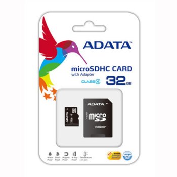 A-Data 32GB microSDHC adapter class4