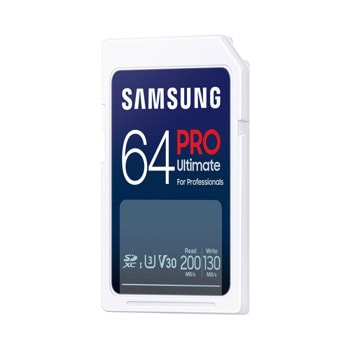 Samsung 64GB SDXC Pro Ultimate MB-SY64S/WW | JAR Computers Samsung 64GB SDXC Pro Ultimate MB-SY64S/WW
