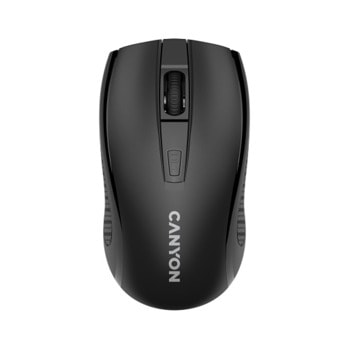 Мишка Canyon MW-7, безжична, оптична (1600 dpi), 4 бутона, USB, черна | JAR Computers Canyon MW-7 Black