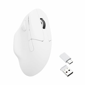 Мишка Keychron M7, оптична (26 000 dpi), жична/безжична, Bluetooth, USB, бяла, гейминг | JAR Computers Keychron M7 White M7-A3