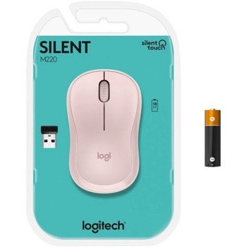 Logitech M220 Silent Pink (910-006129)