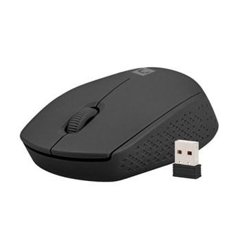 Мишка NATEC Stork, оптична (1600 dpi), безжична, USB, черна | JAR Computers NATEC Stork Black NMY-2000